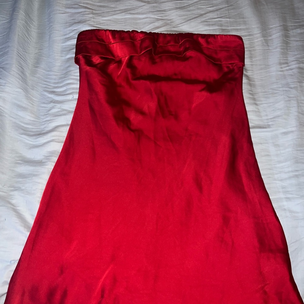 Princess Polly Vibrant Red Strapless Dress